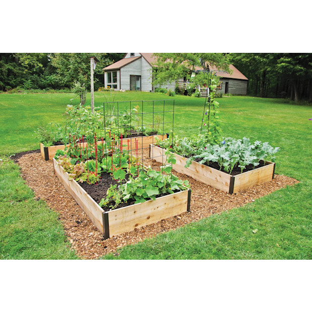 Gardener's Supply Deep Root Cedar Raised Beds.