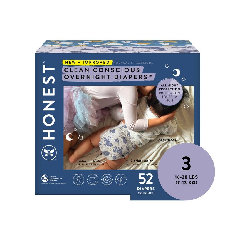 The Honest Company Clean Conscious Disposable Overnight Diapers  - $29.99.