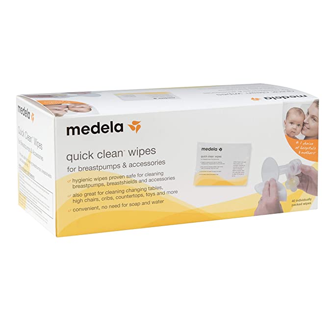 Medela Quick Clean Breast Pump And Accessory Wipes - $14.94.