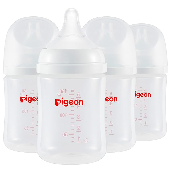 Pigeon PP Nursing Bottle Wide Neck (Pack of 4).
