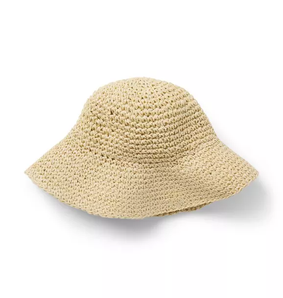 Janie and Jack Straw Bucket Hat.