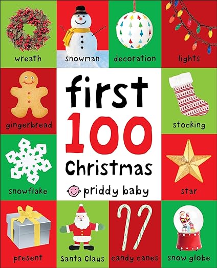 Priddy Baby First 100 Christmas Words.