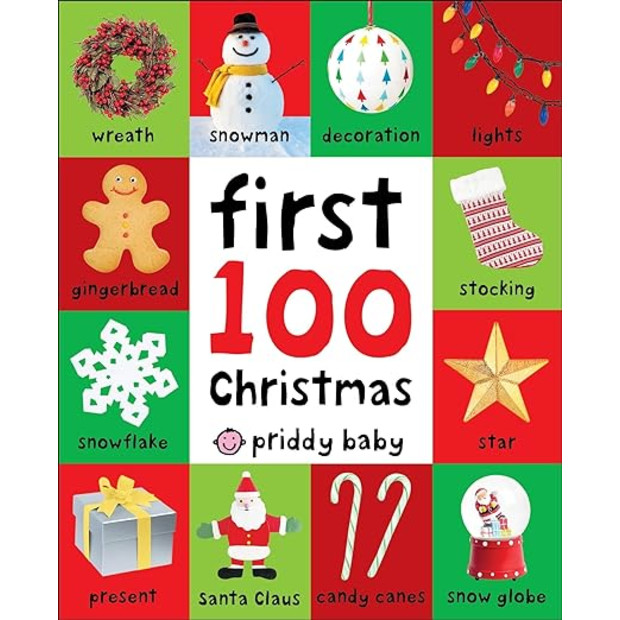 Priddy Baby First 100 Christmas Words.