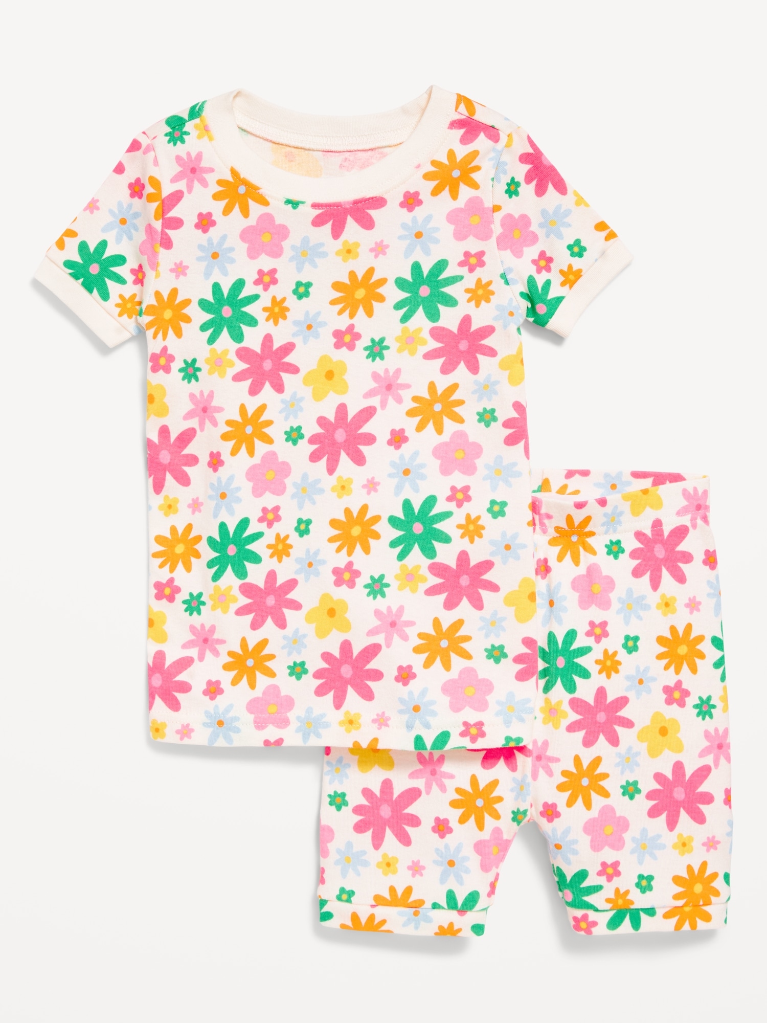 Printed Snug-Fit Pajama Set.