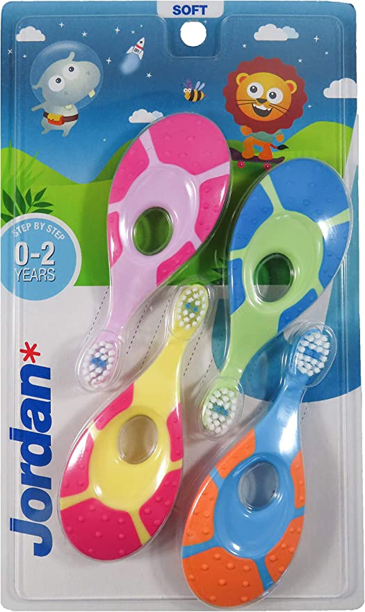 Jordan Step 1 Baby Toothbrush, 4-Pack - $8.90.