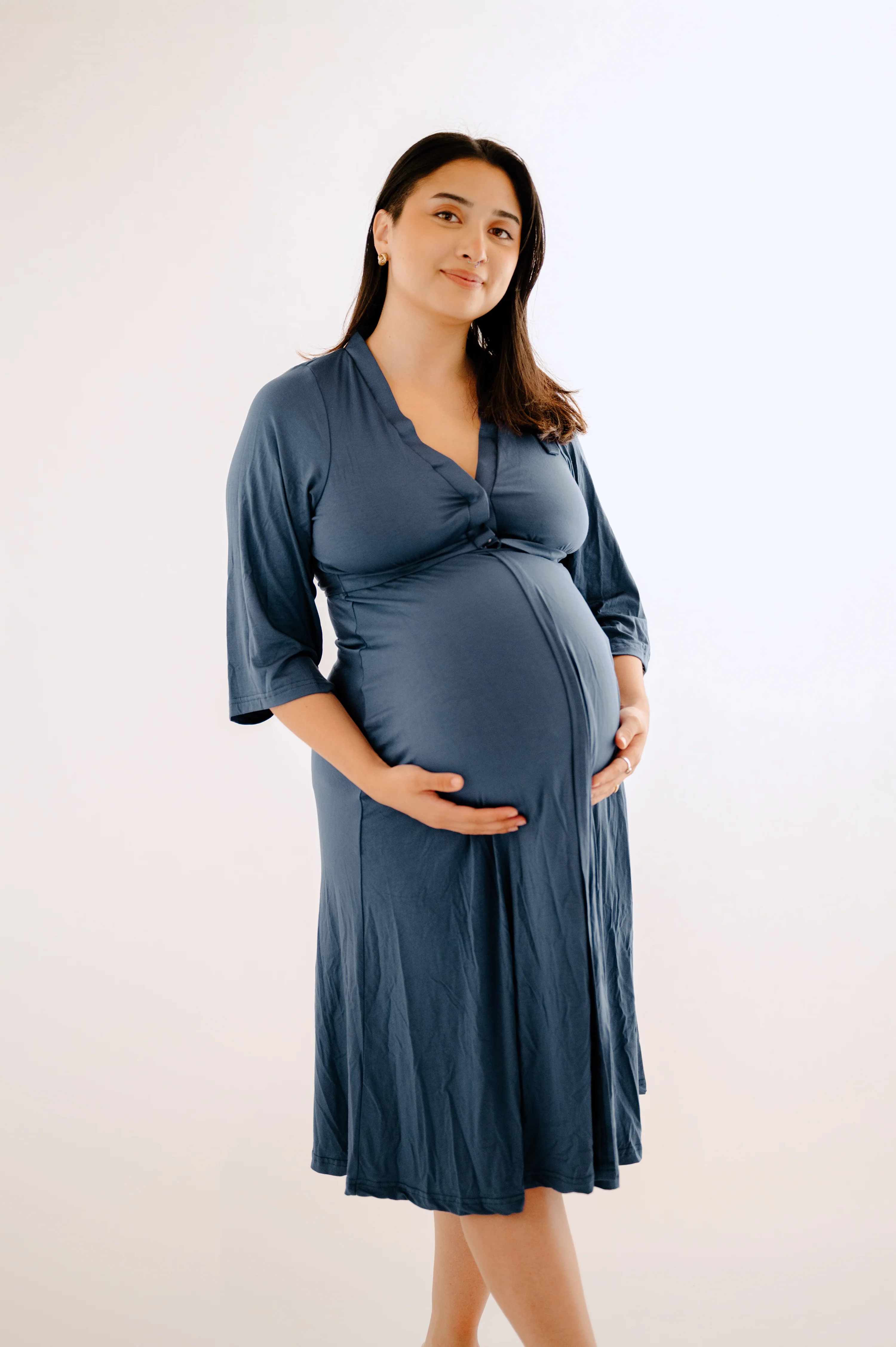 Lila Labor & Postpartum Gown.