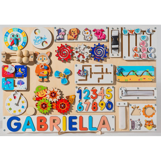 Large Montessori Busy Board.