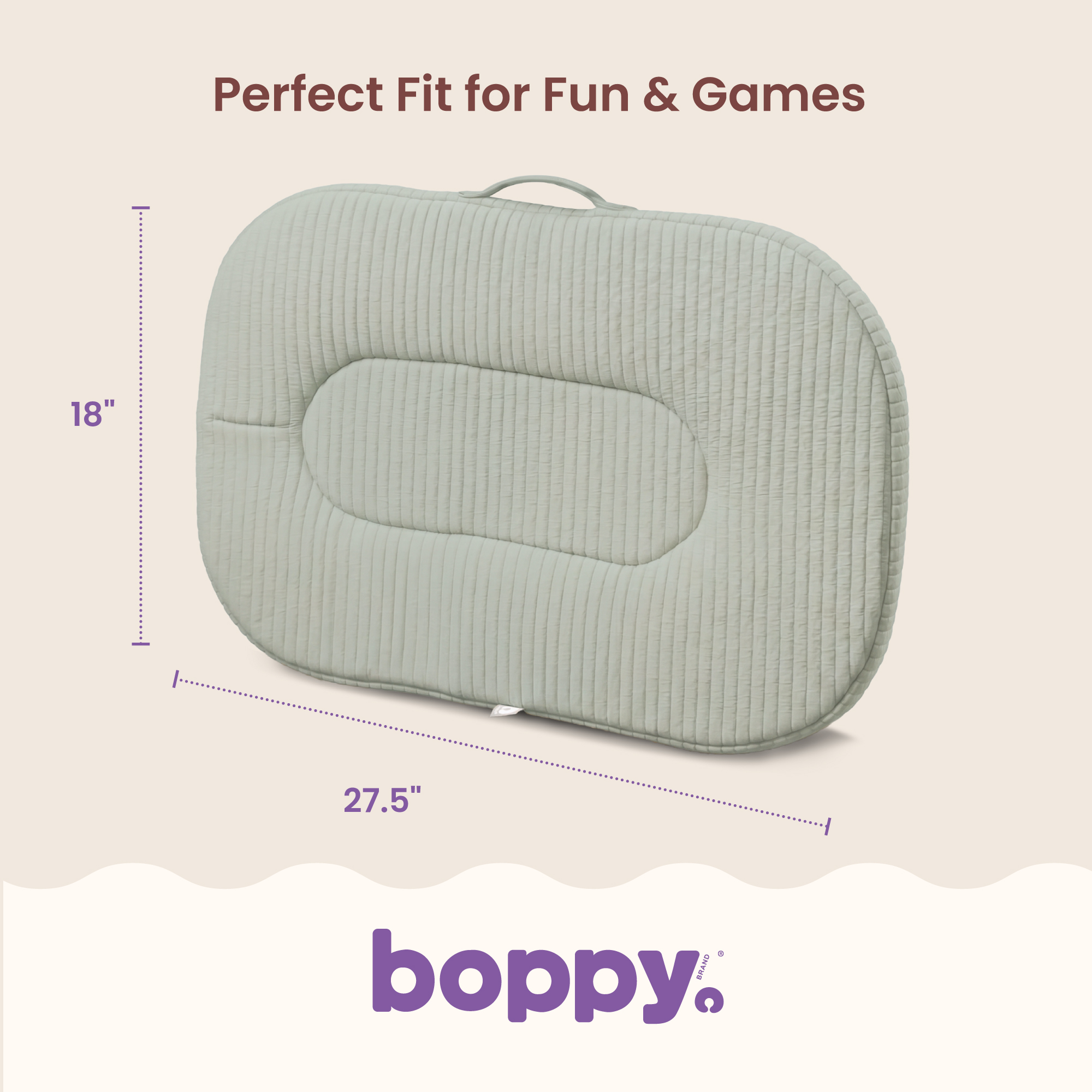 Boppy Playtime Lounger - Sea Green.