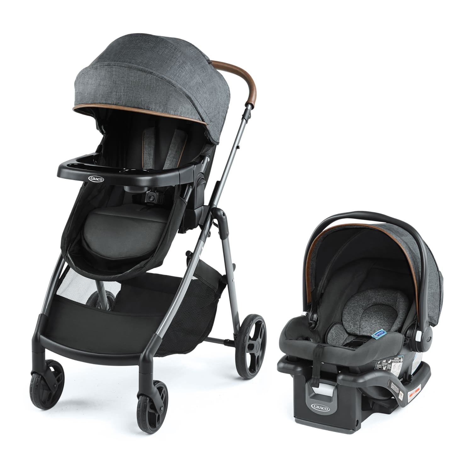 Graco Modes Trio Travel System, Hemlock, Black.