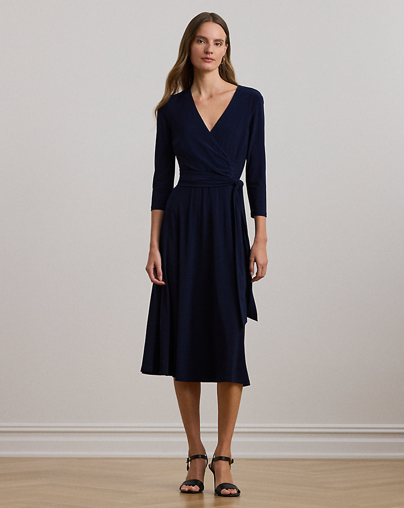 Surplice Jersey Dress.