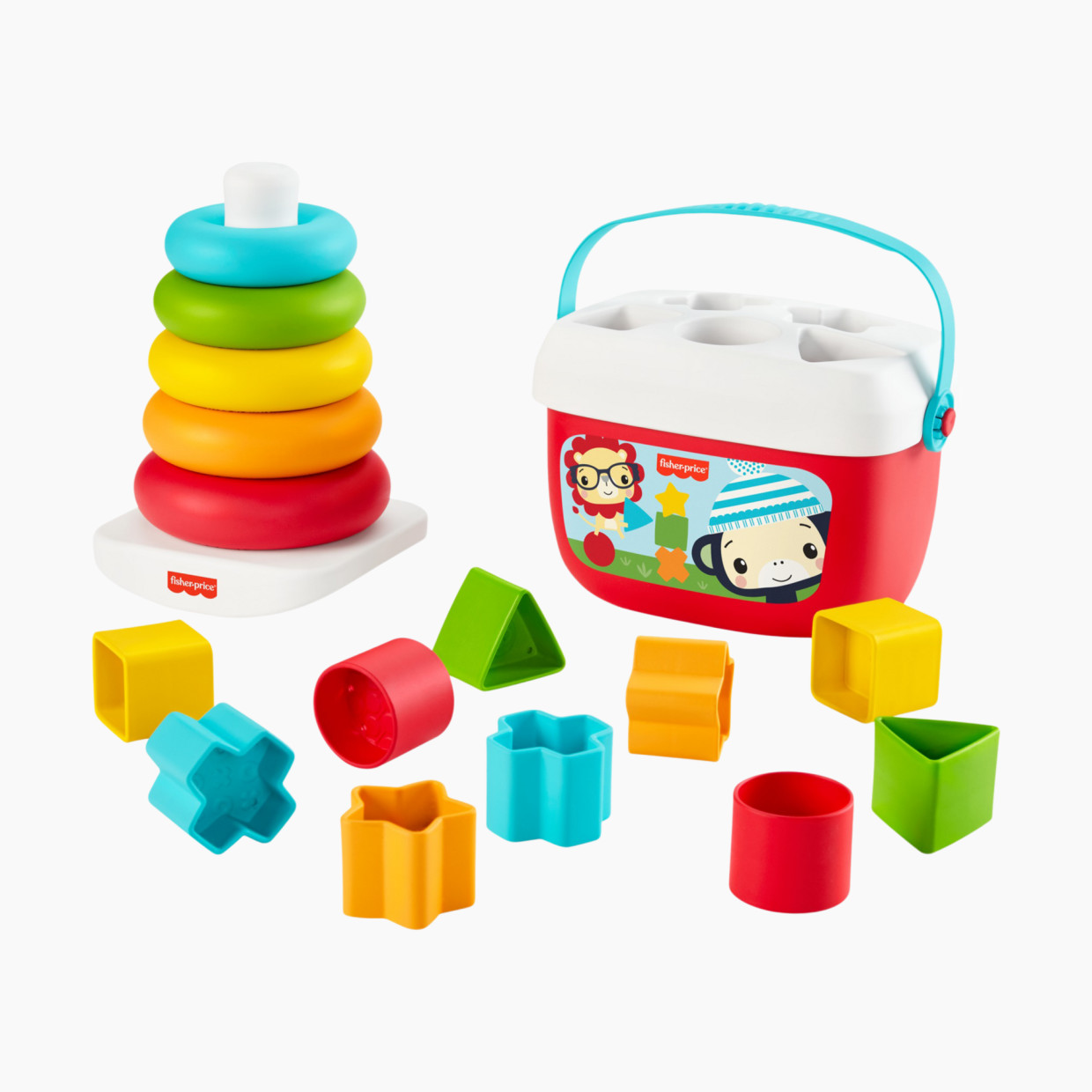 Fisher-Price Baby's First Blocks & Rock-A-Stack.