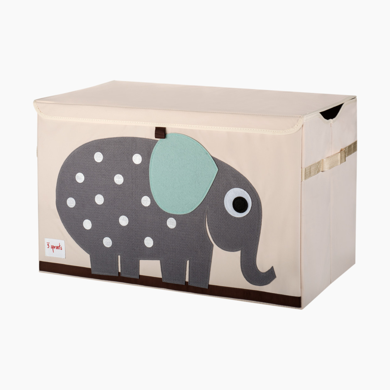3 Sprouts Toy Chest - Grey Elephant.