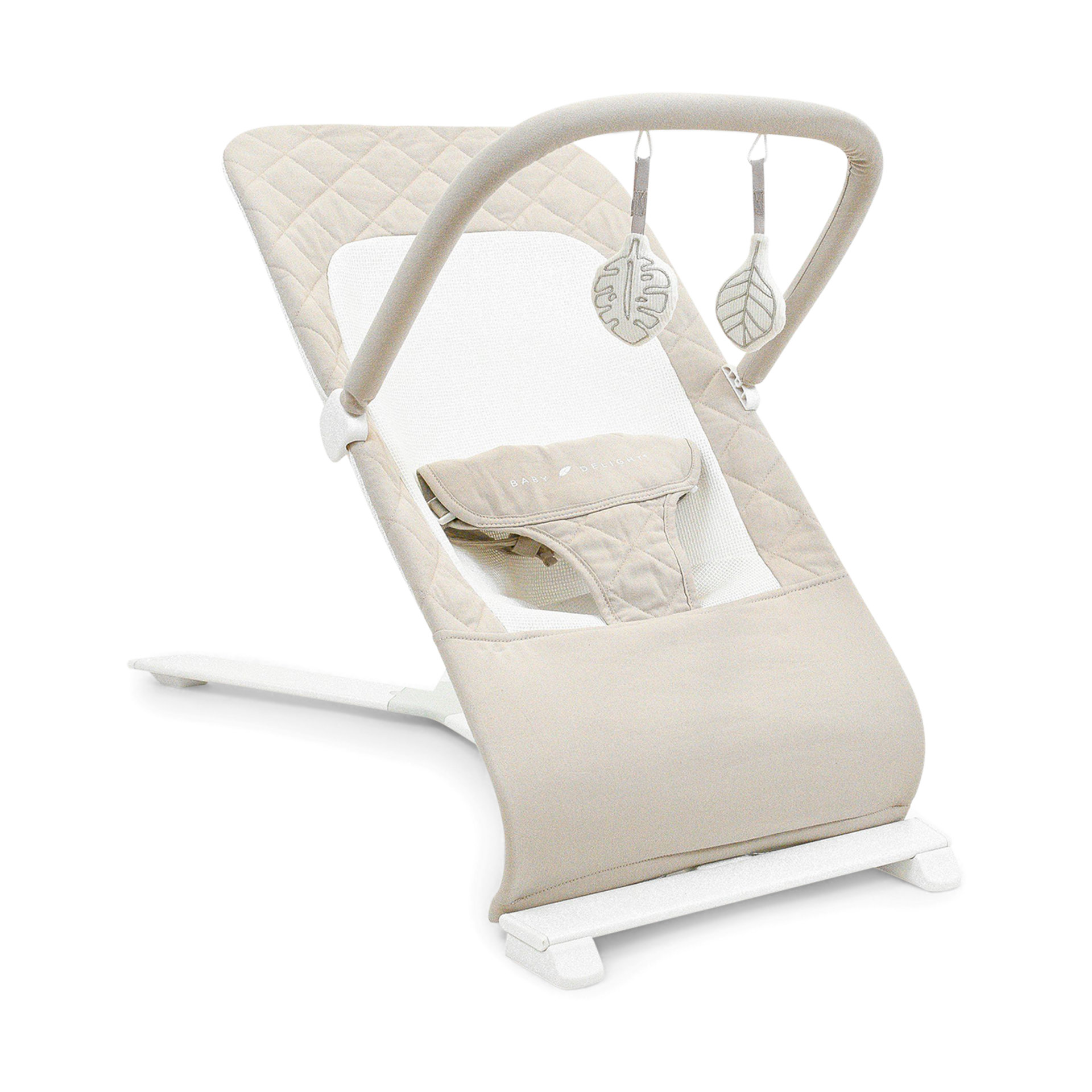 Baby Delight Alpine Deluxe Portable Bouncer Organic Oat Babylist Shop