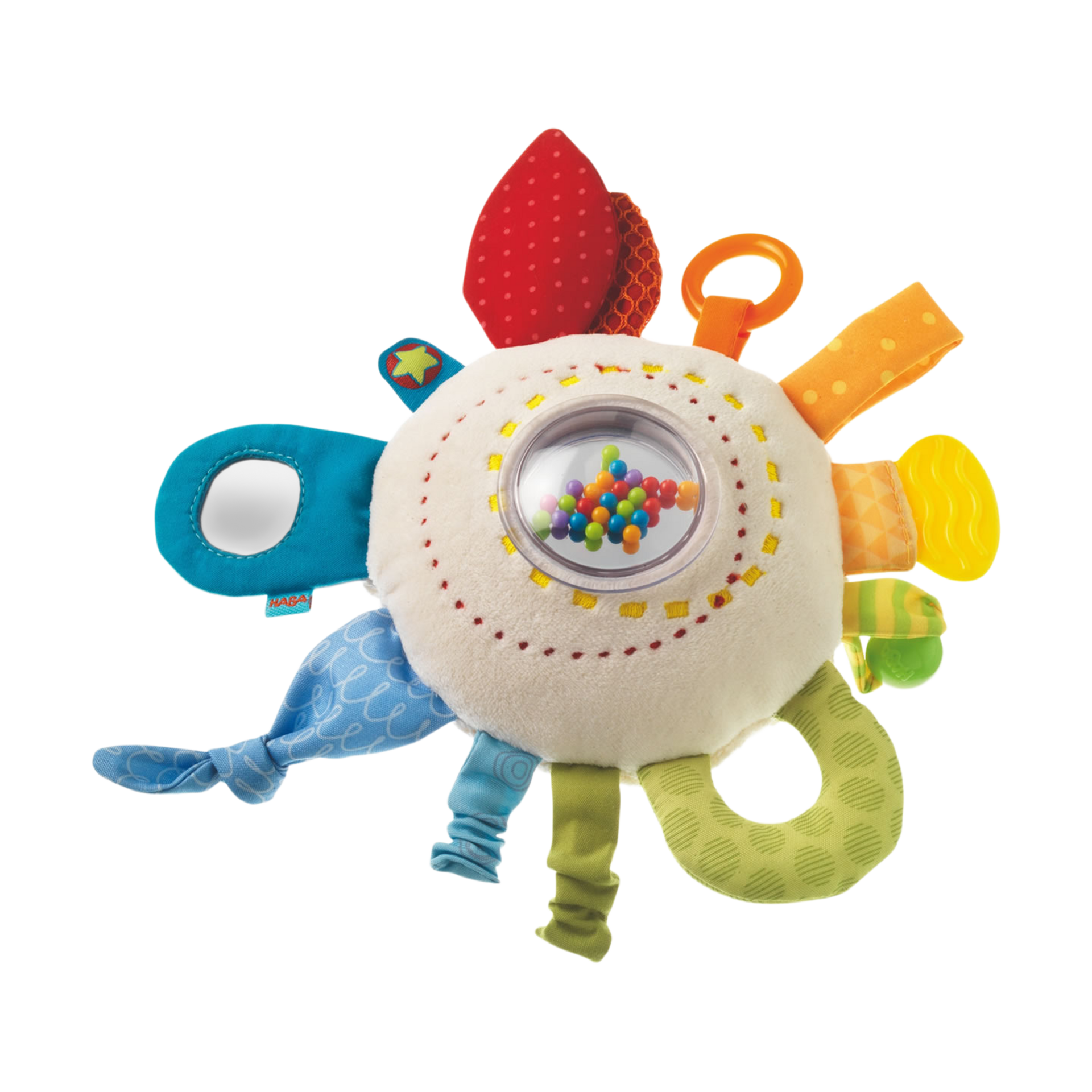 HABA Rainbow Round Teether Cuddly.