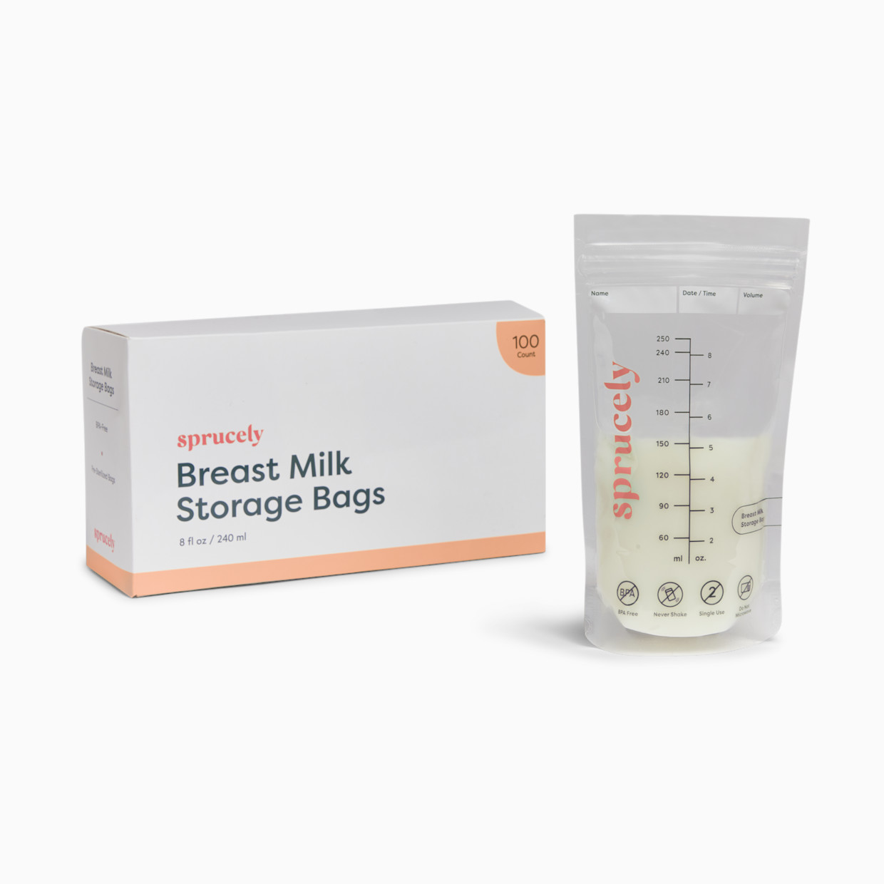 Sprucely Milk Storage Bags - 100.