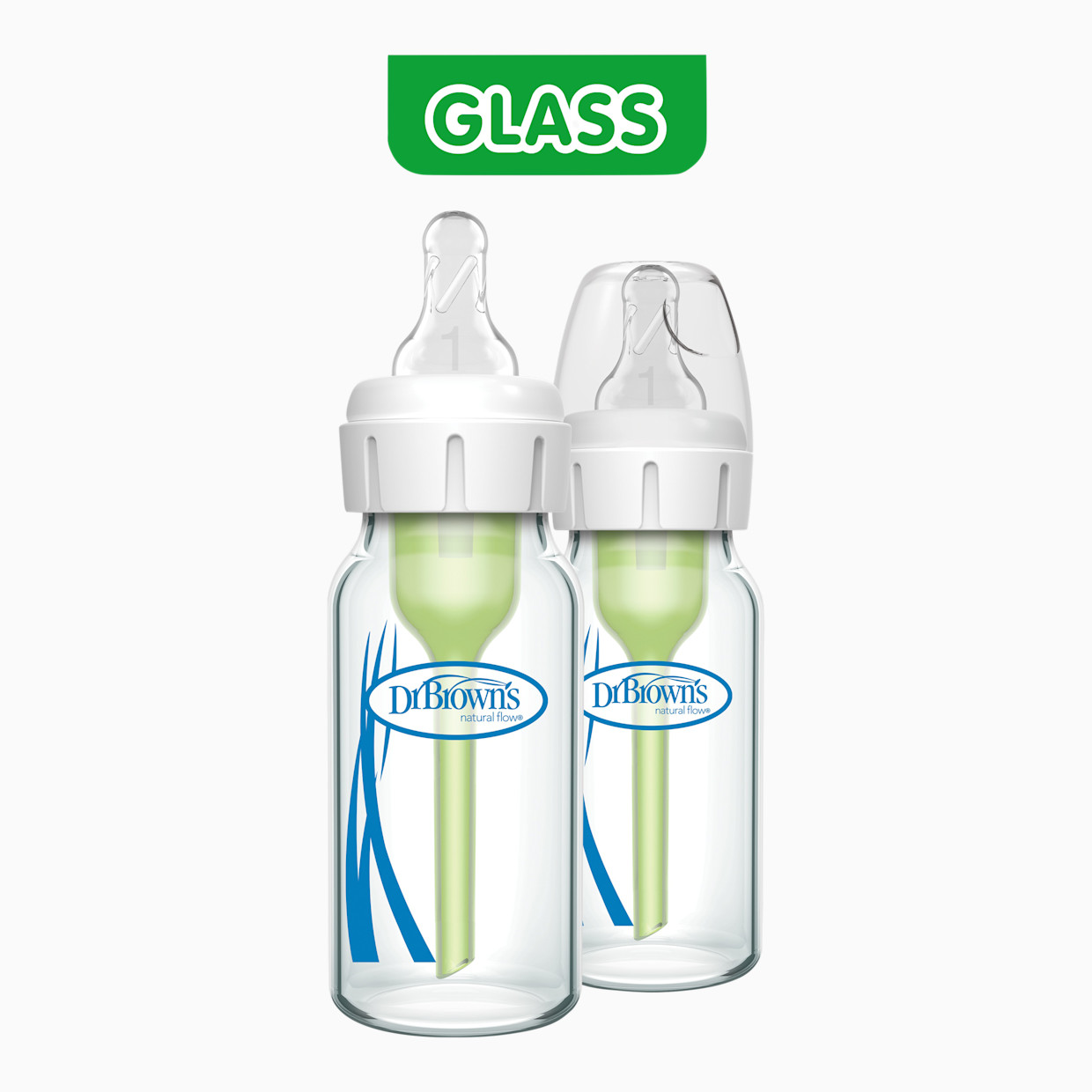 Dr. Brown's Anti-colic Options+ Narrow Glass Baby Bottle - 4 Oz, 2.