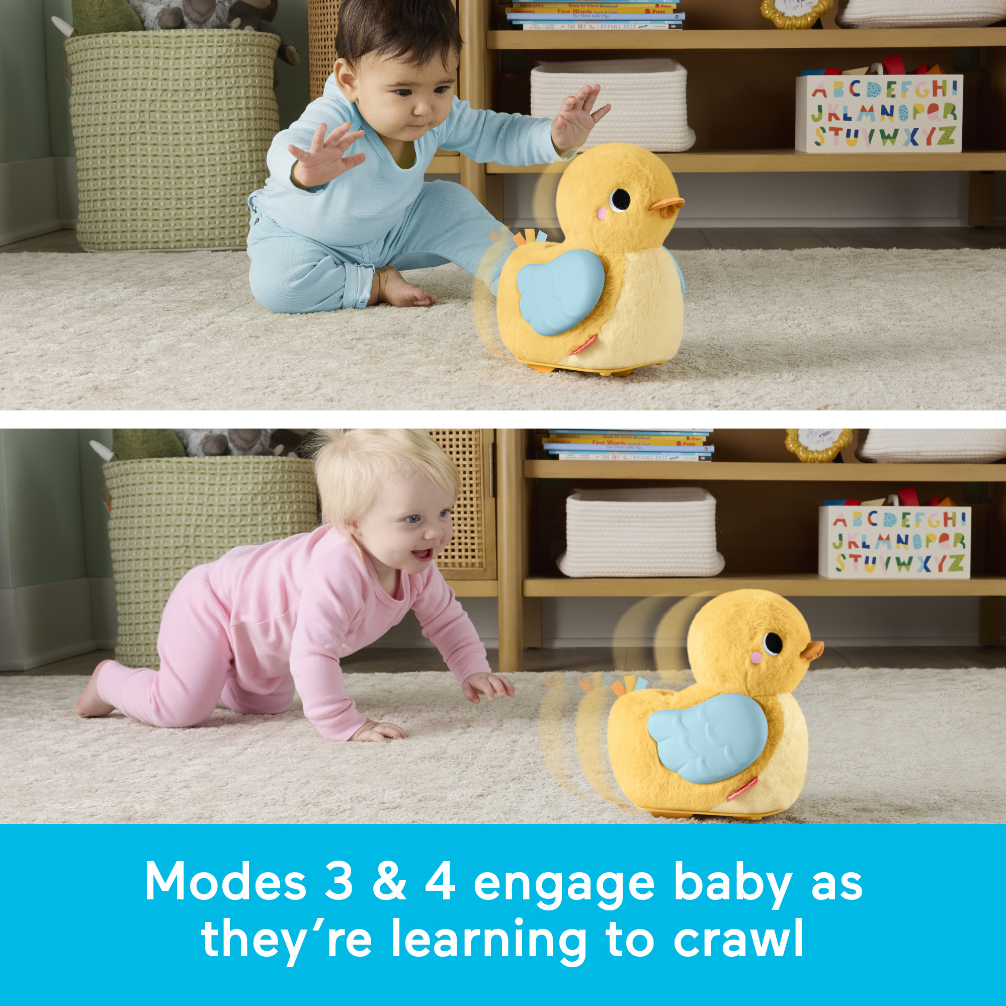Fisher-Price 4-in-1 Cuddle & Crawl Duck.