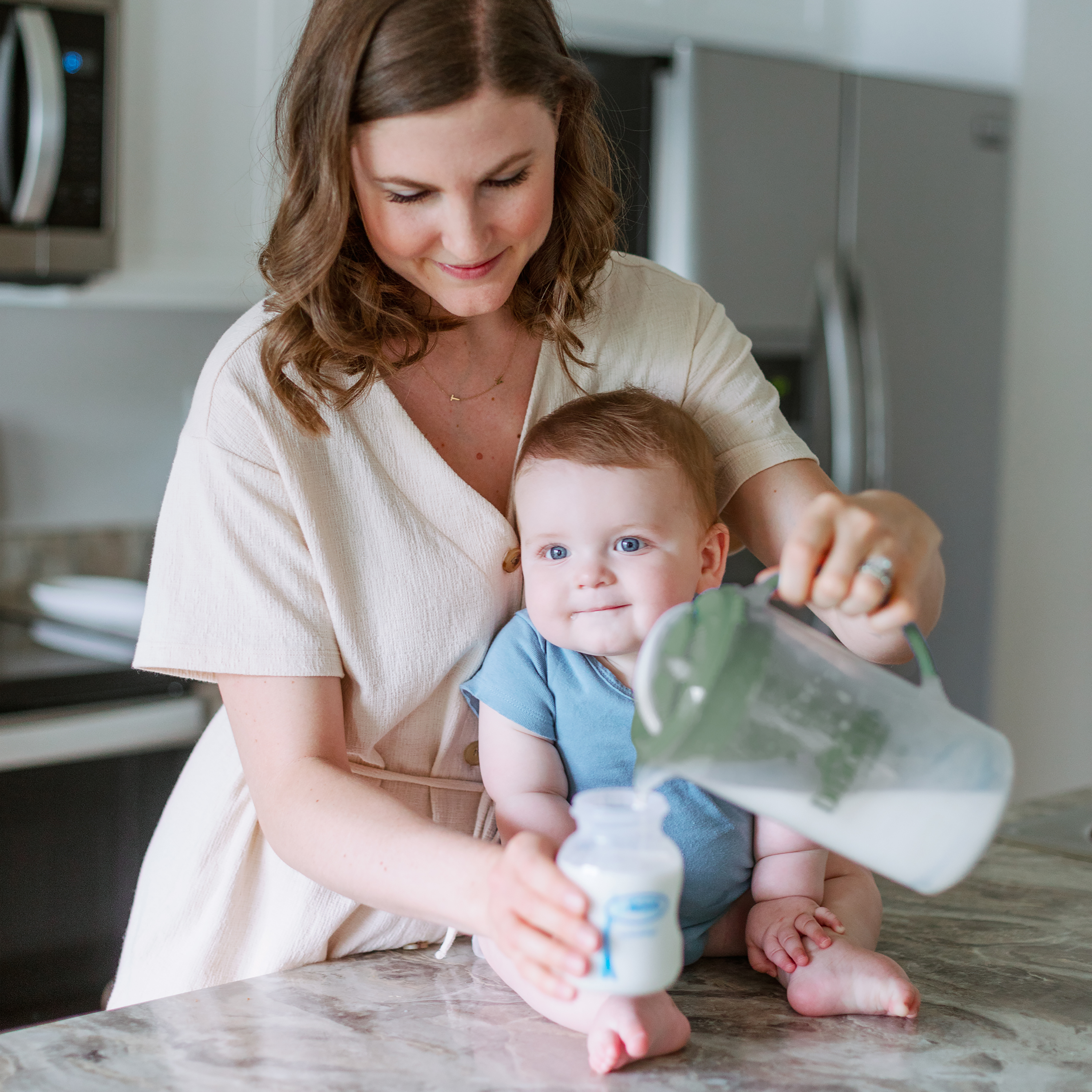 Dr. Brown's Formula Mixing Pitcher - Olive, Formula Mixing Pitcher, 32 Oz.