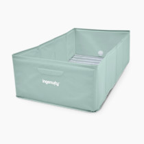 Ingenuity Tuckaway Toddler Folding Tub, Converts Shower to Tub, Folds to Store, Easy to Clean, No Assembly Required, Portable Baby Bathtub for Travel, 12M-5Y