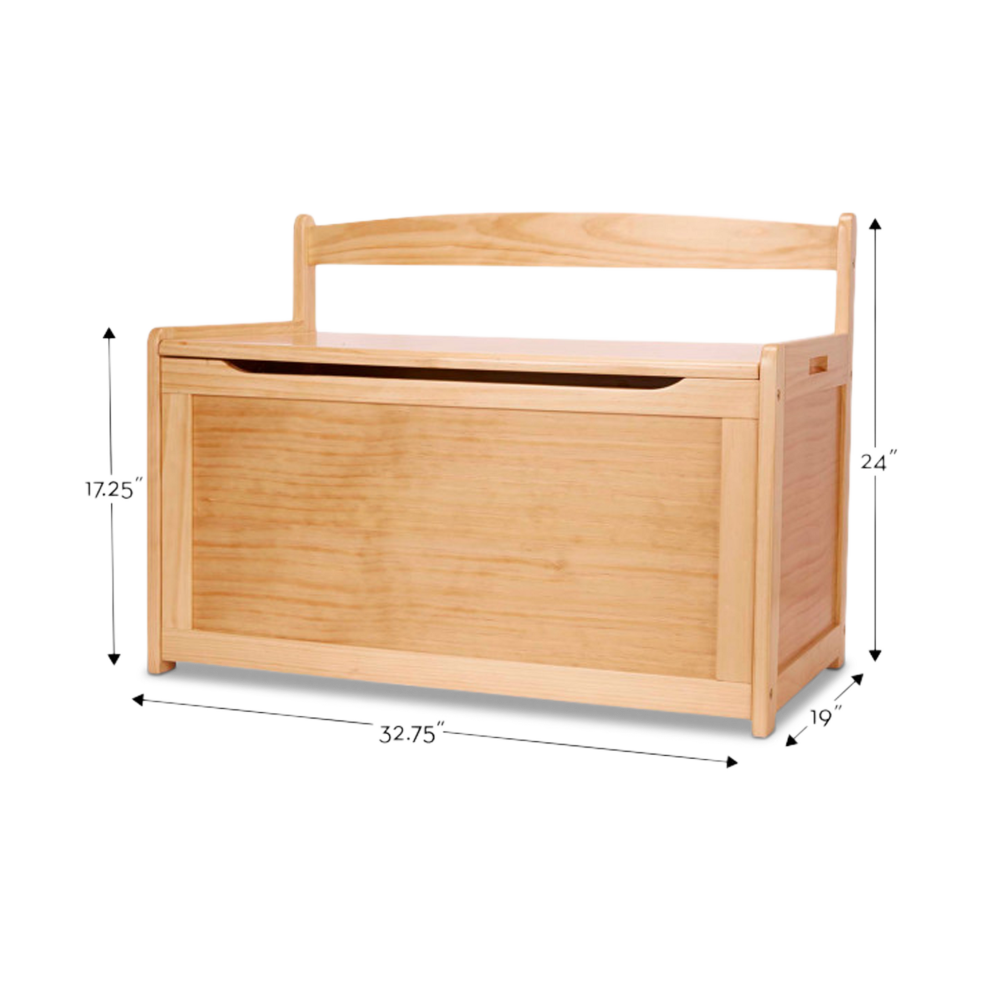 Melissa & Doug Wooden Toy Chest.