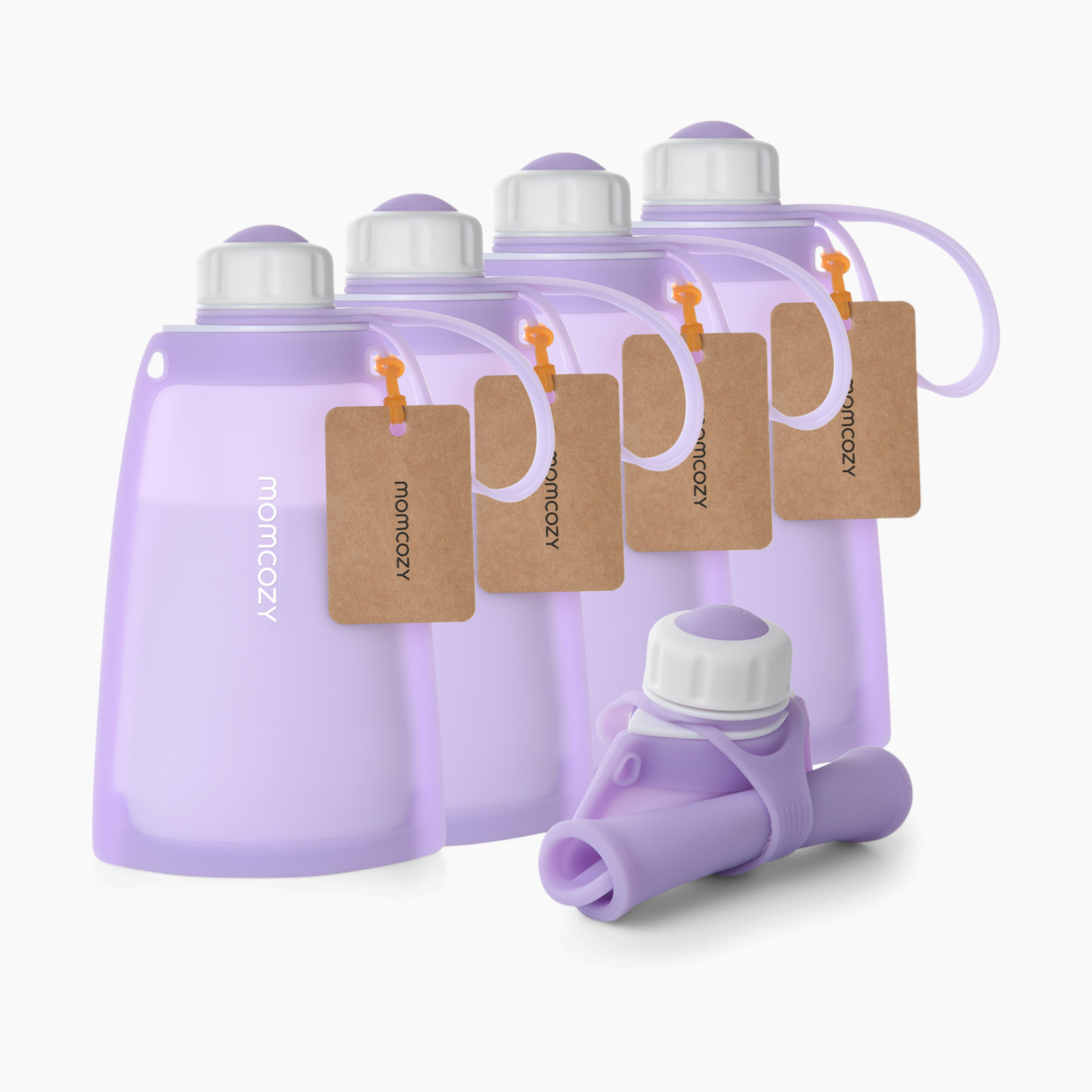 Momcozy Silicone Milk Storage Bags in Purple