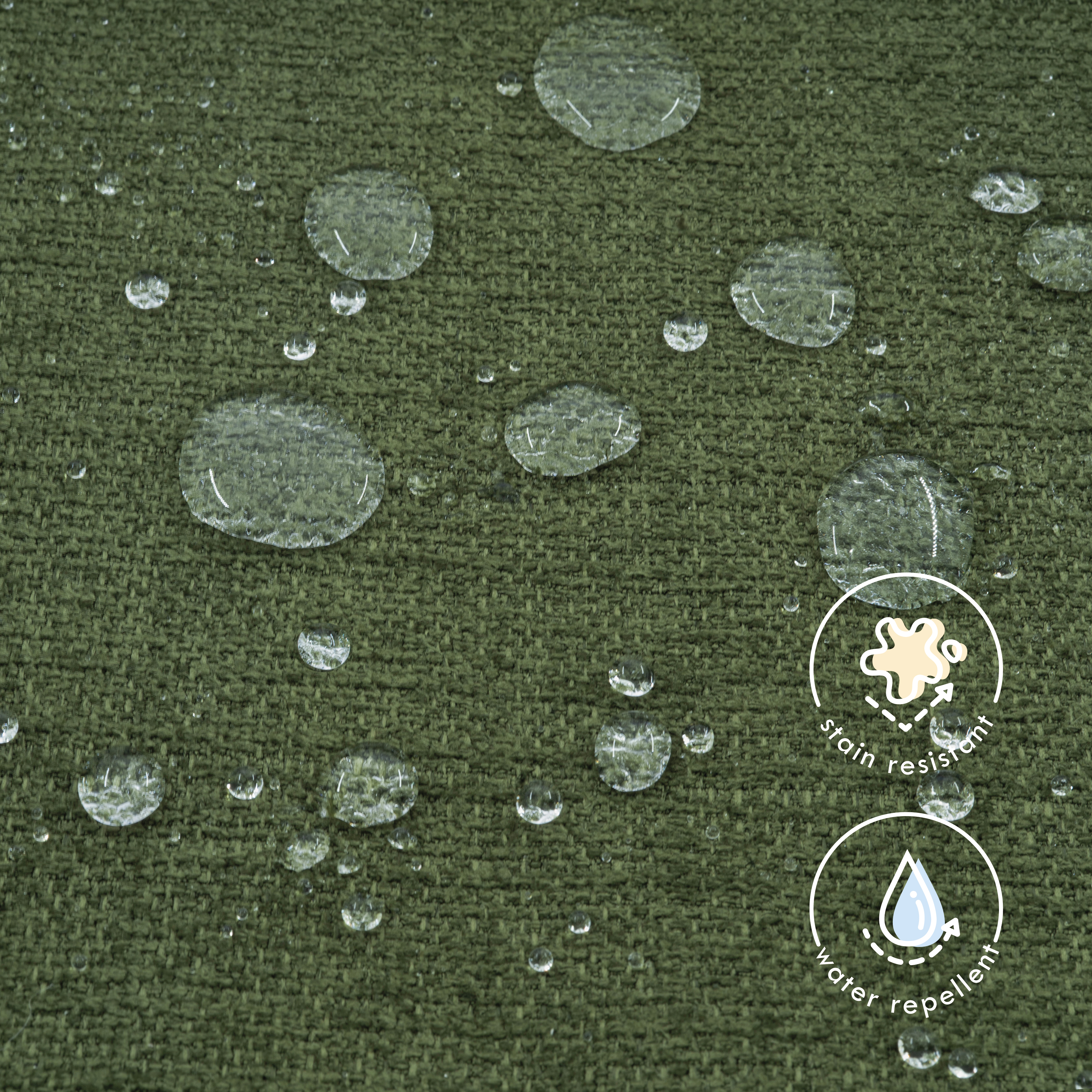 Carter's by daVinci Ethan Swivel Recliner - Performance Forest Green Linen.