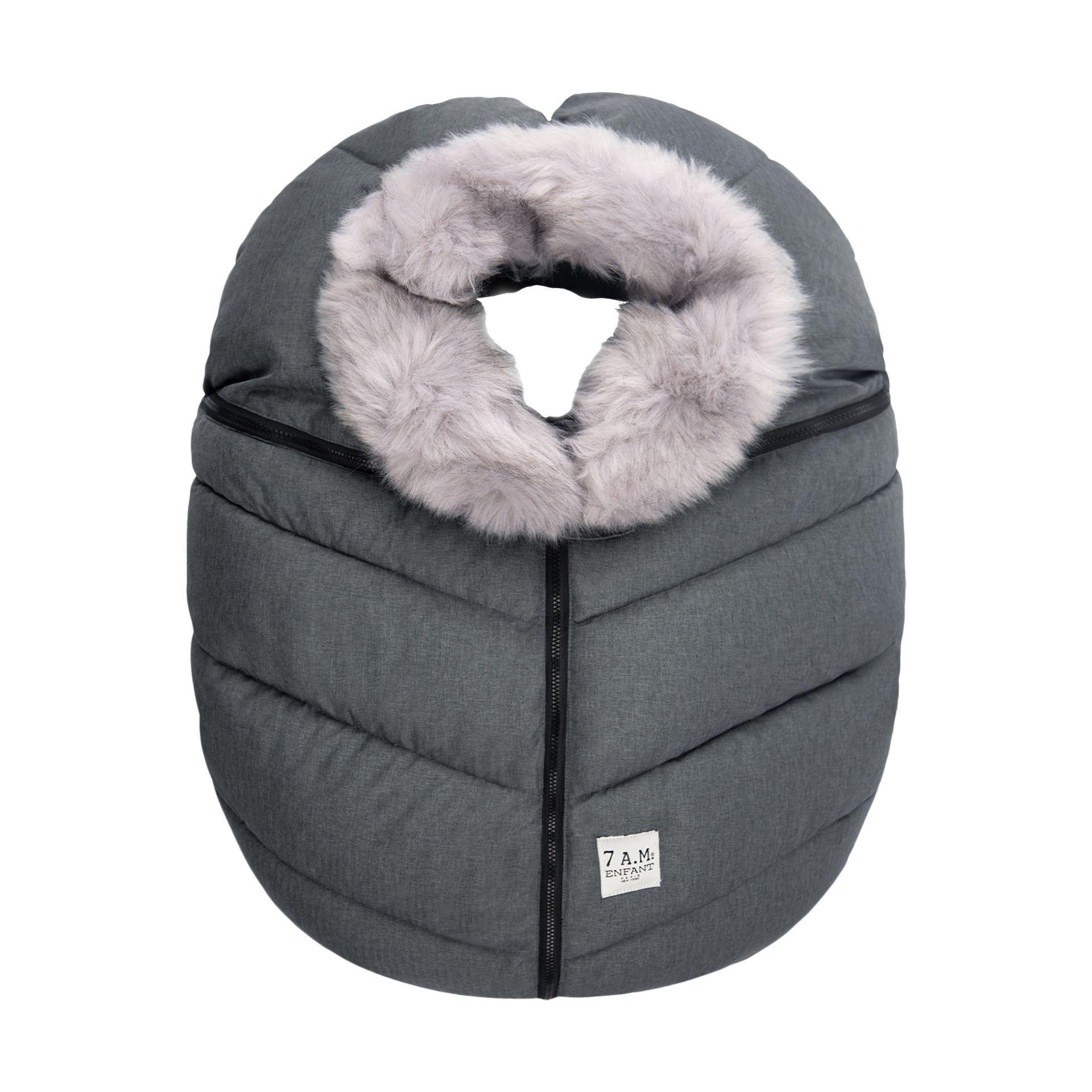 Thumbnail of Heather Grey Dark Faux Fur