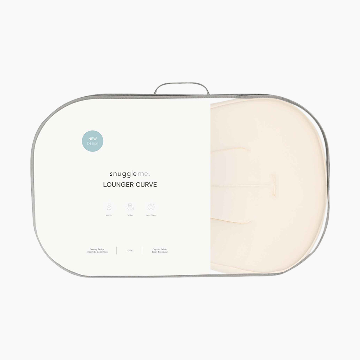 Snuggle Me Organic Infant Lounger Curve - Natural.