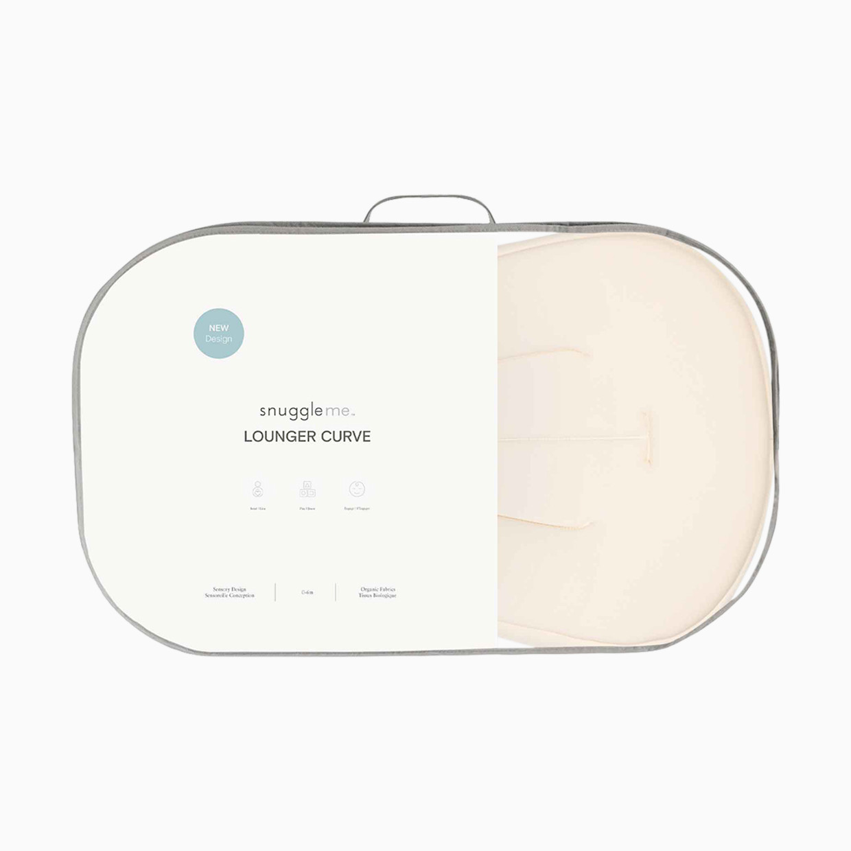 Snuggle Me Organic Infant Lounger Curve - Natural.