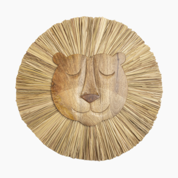 Crane Baby Handcrafted Wood Wall Decor - Lion.