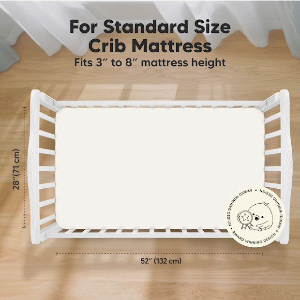 KeaBabies Isla Bamboo Viscose Fitted Crib Sheets.