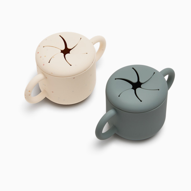 AEIOU Silicone Snack Cup (2 Pack).