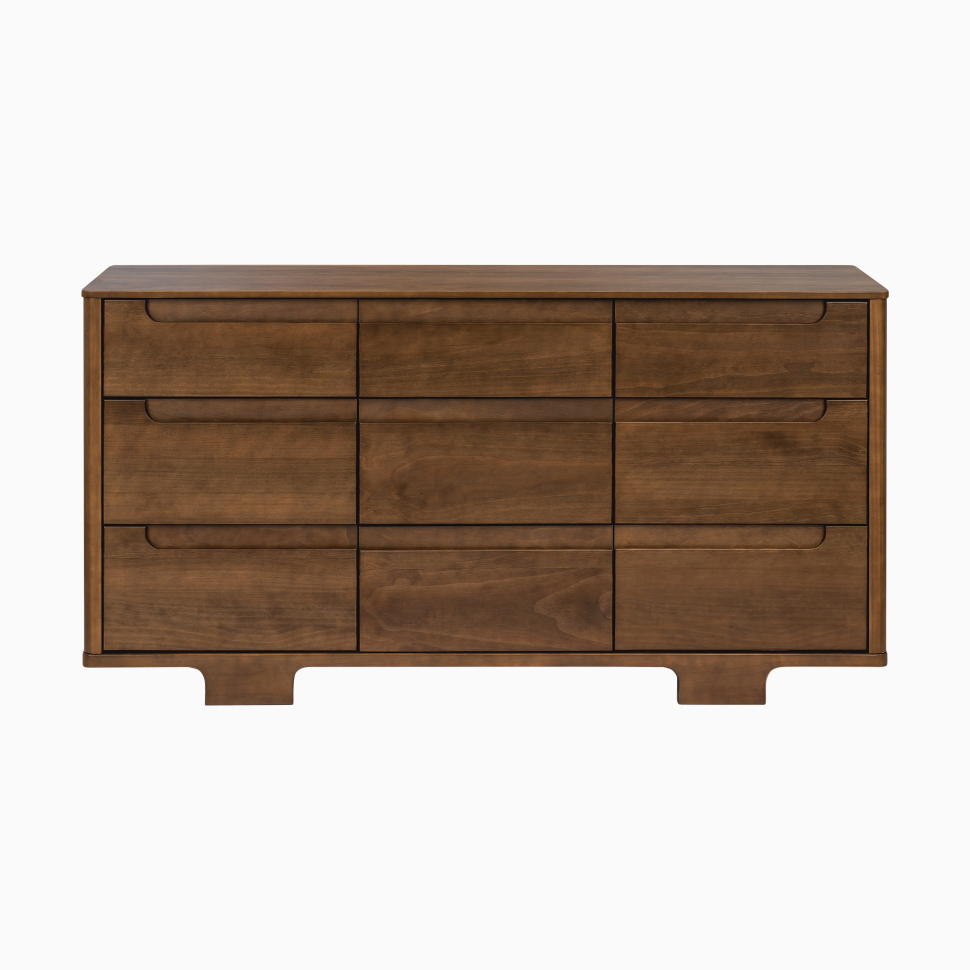 babyletto Yuzu 9-Drawer Assembled Dresser - White / Natural