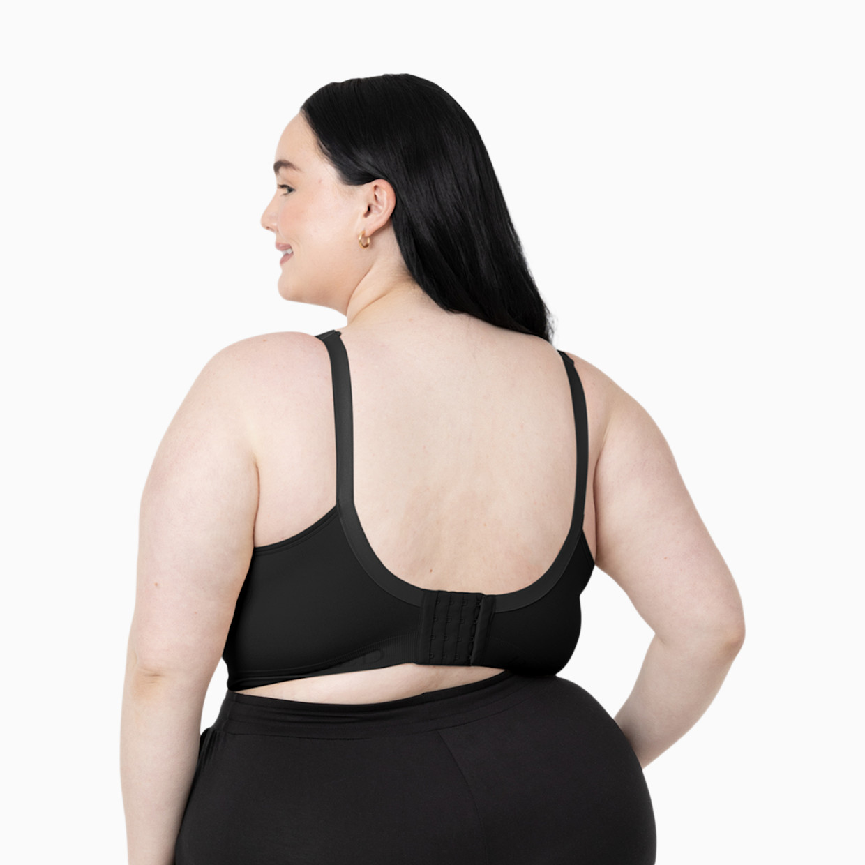 Kindred Bravely Signature Sublime Contour Maternity & Nursing Plunge Bra - Black, Medium Busty.