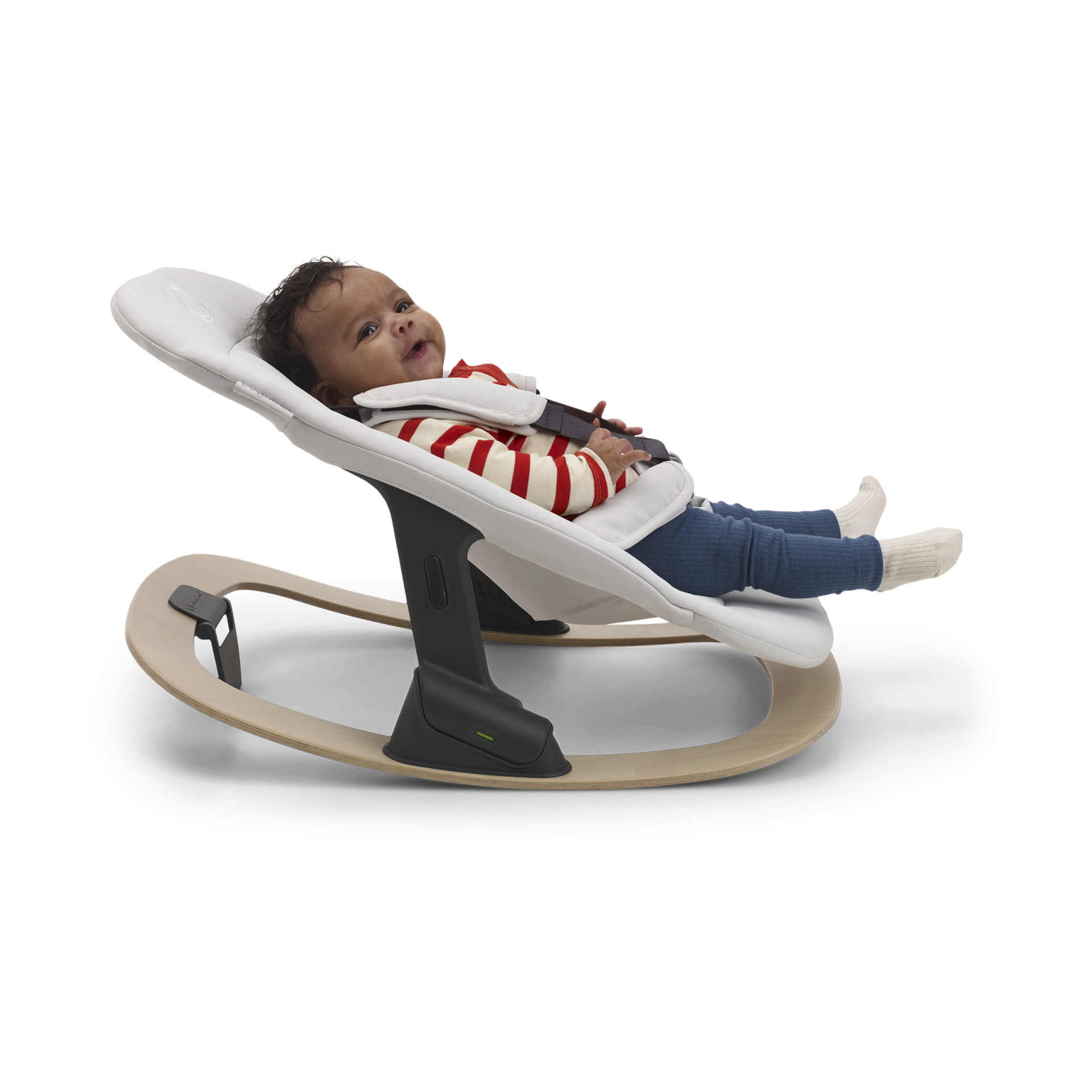 Bugaboo Giraffe Rocker Frame - Neutral Wood.