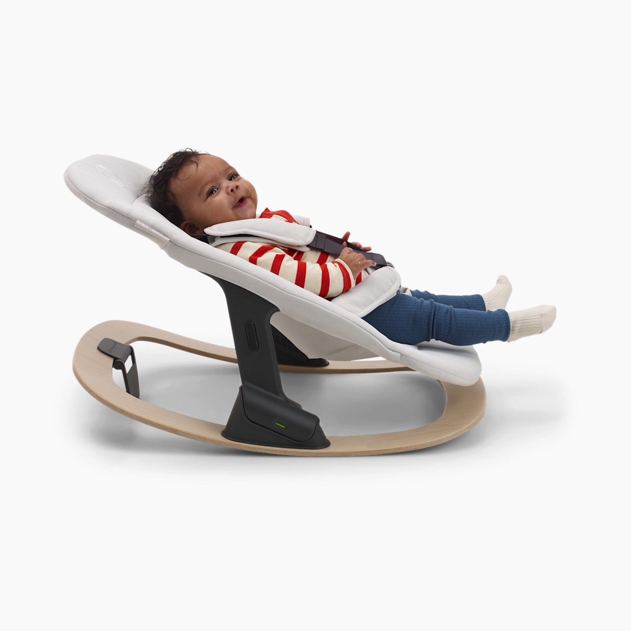 Bugaboo Giraffe Rocker Frame - Neutral Wood.