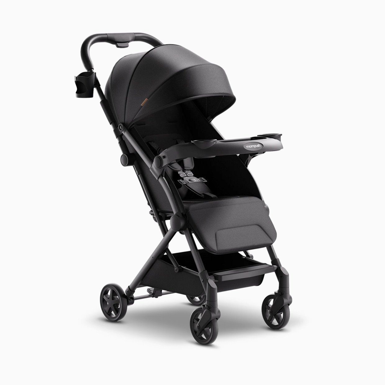 Mompush Lithe V2 Stroller - Black.