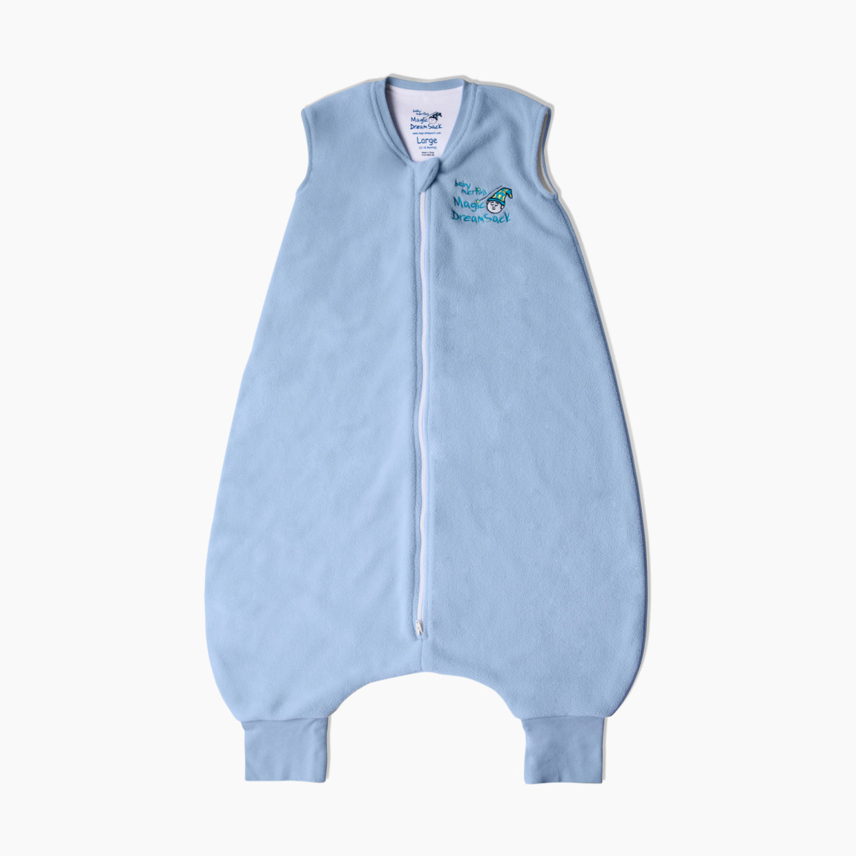 Baby Merlin's Magic Sleepsuit Cotton Dream Sack Walker - Blue, 12-18 Months.