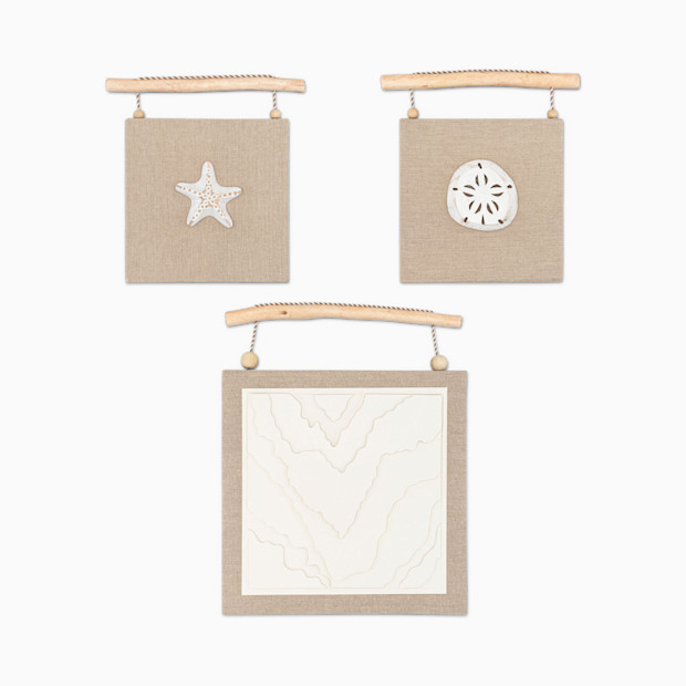Crane Baby Cove Beach Life 3-Piece Wall Decor.