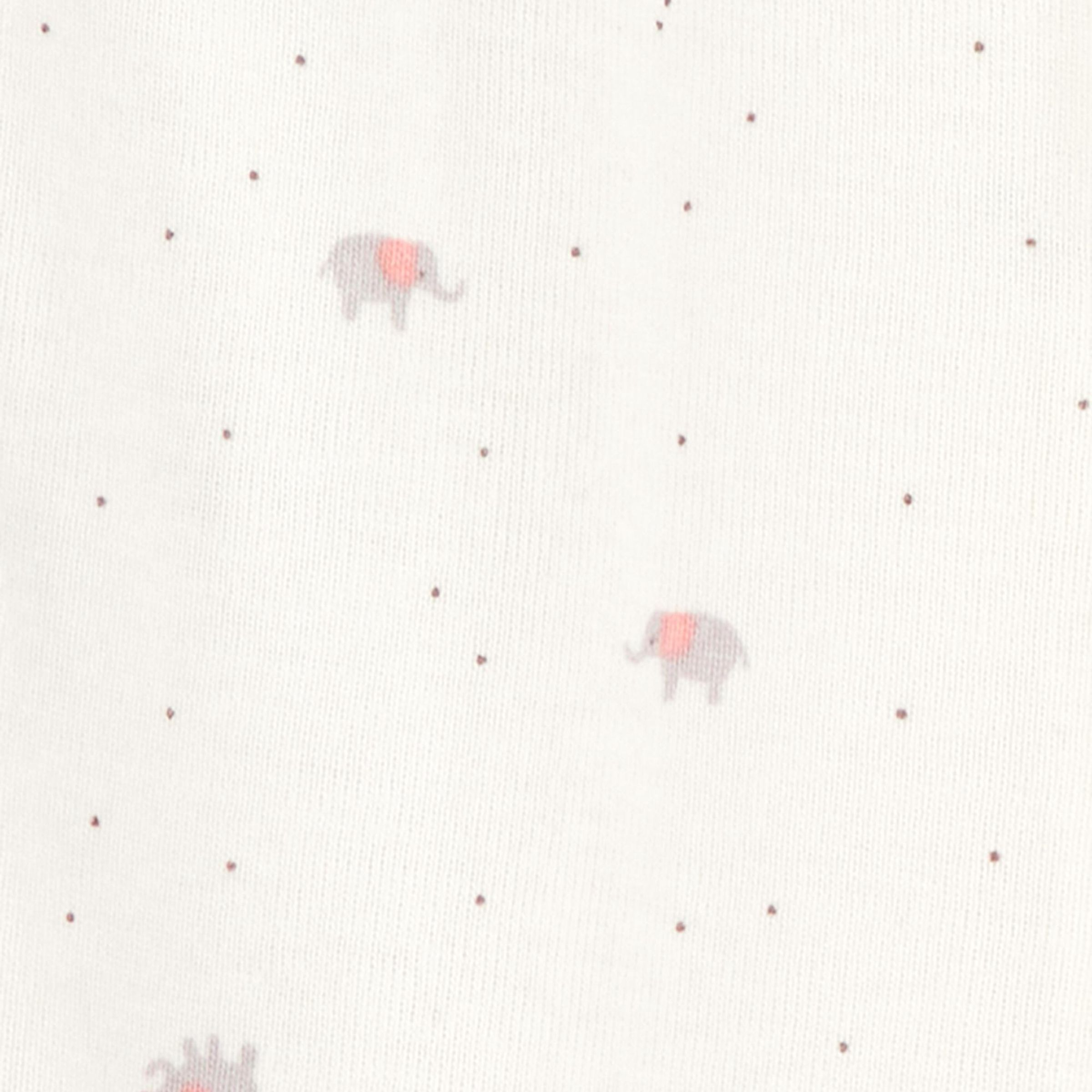 Carter's 2-Way Zip Cotton Sleep & Plays (2 Pack) - Cream, Newborn.