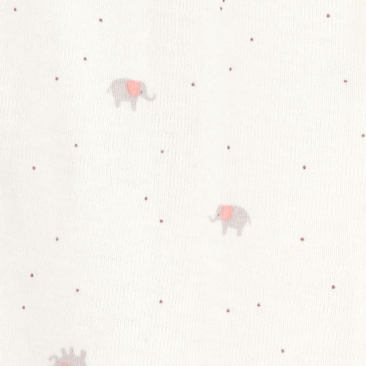 Carter's 2-Way Zip Cotton Sleep & Plays (2 Pack) - Cream, Newborn.