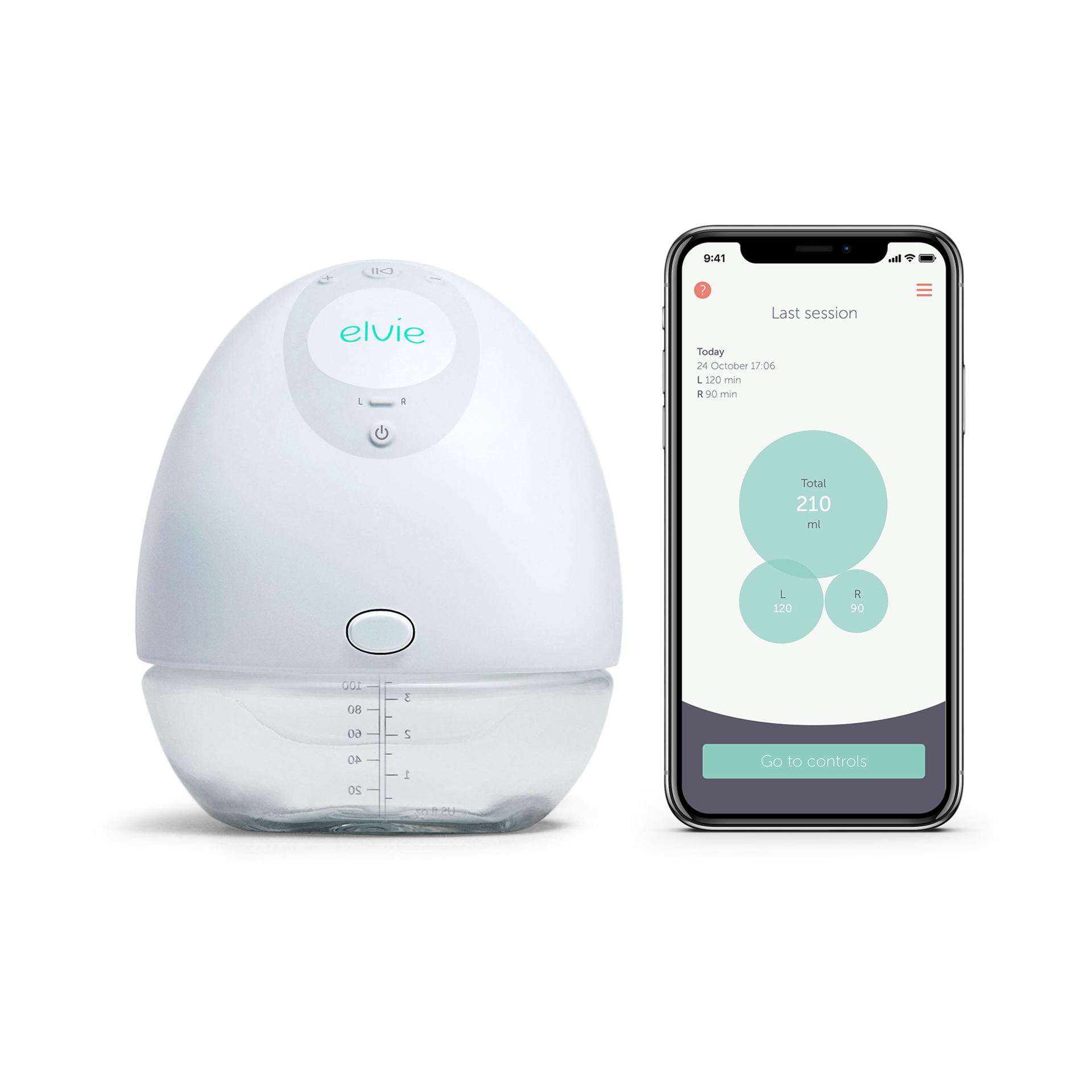 Elvie Hands-Free, Wearable Electric Breast Pump - Single.