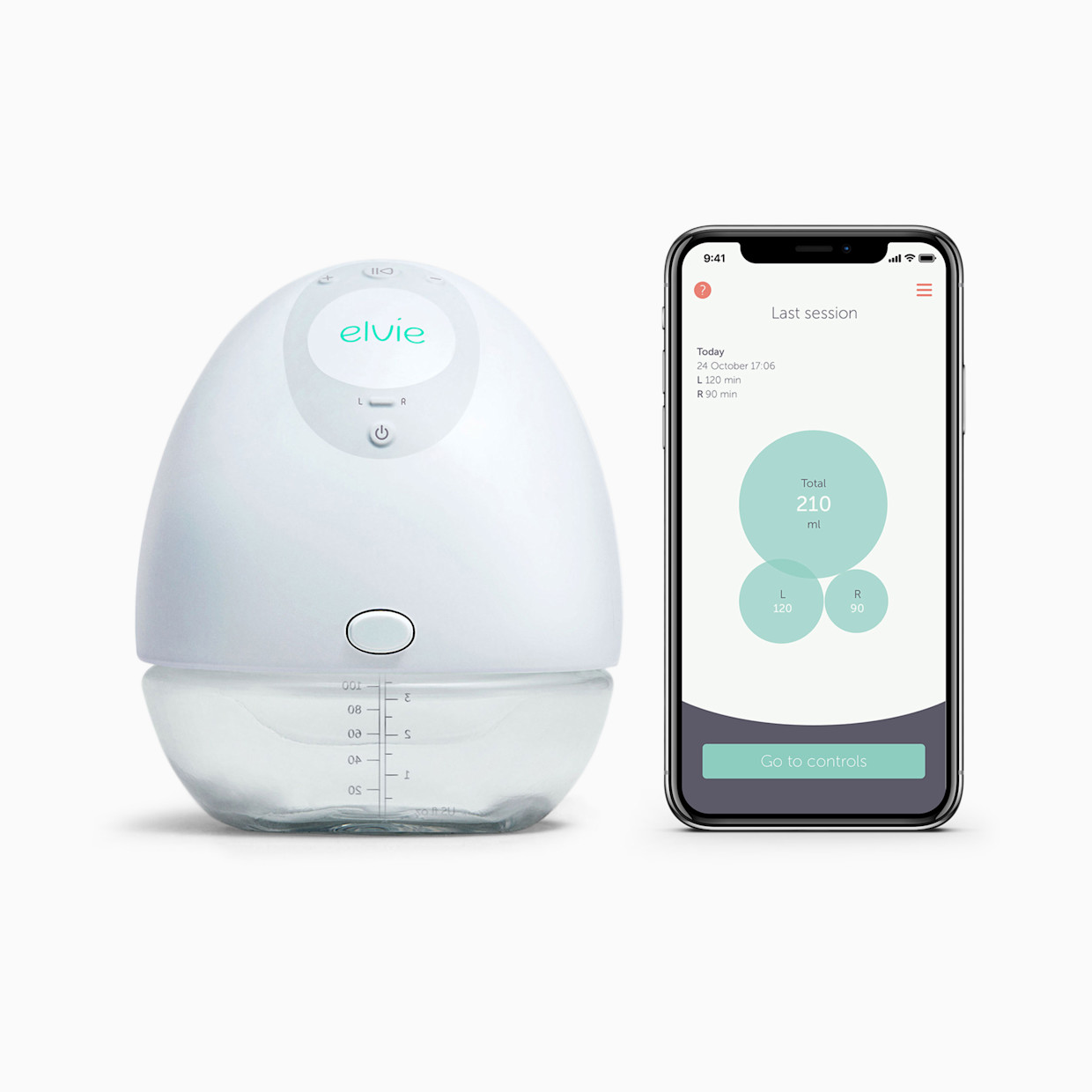 Elvie Hands-Free, Wearable Electric Breast Pump - Single.
