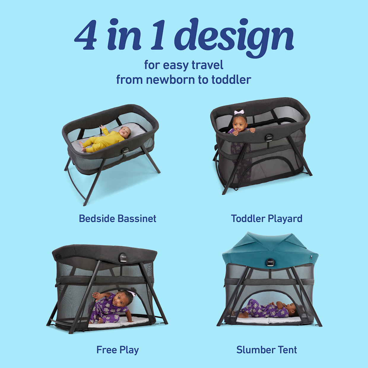 Graco Lite Traveler DLX 4-in-1 Pack ‘n Play - Sona.