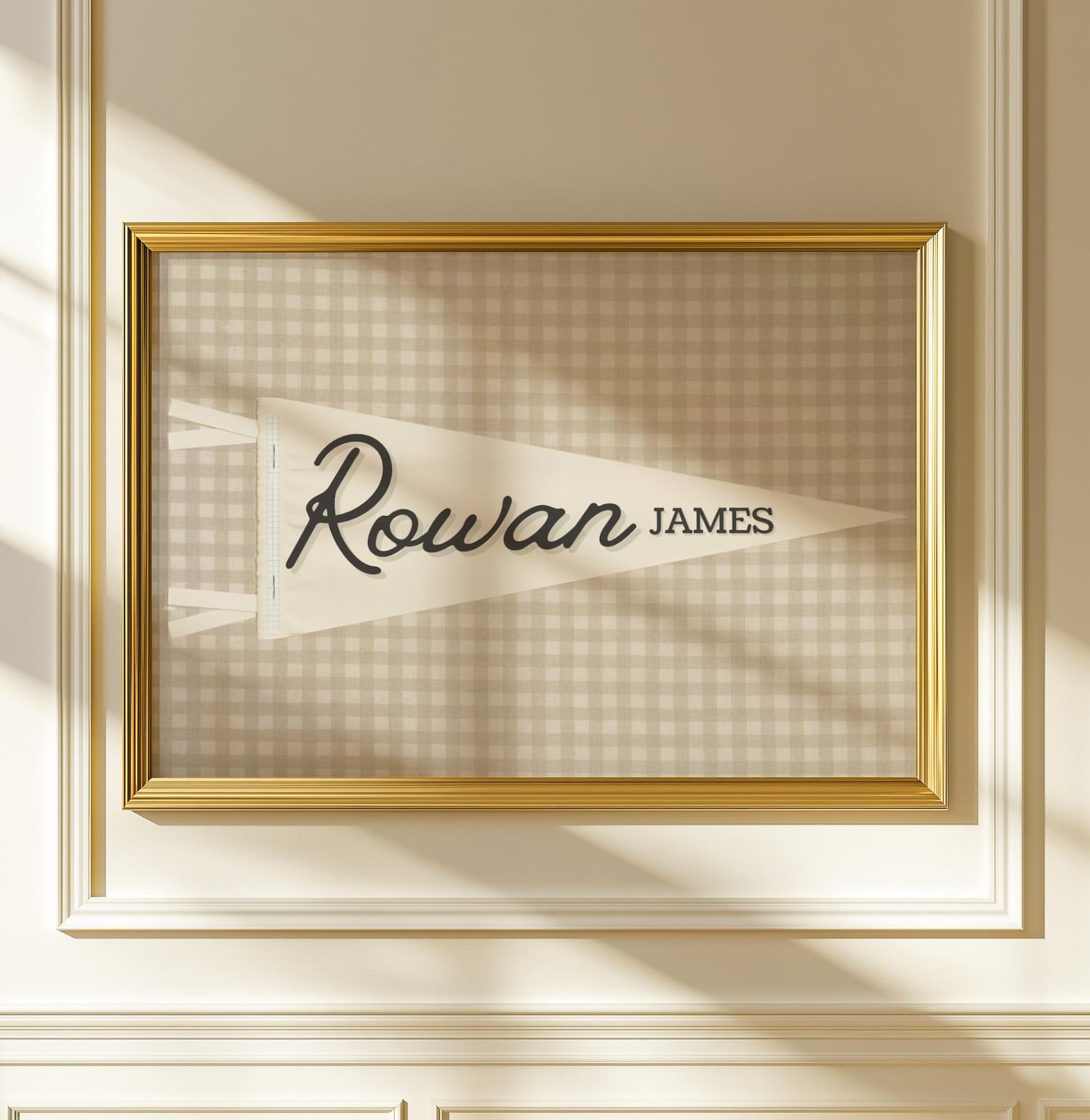 Personalized Nursery Name Sign.