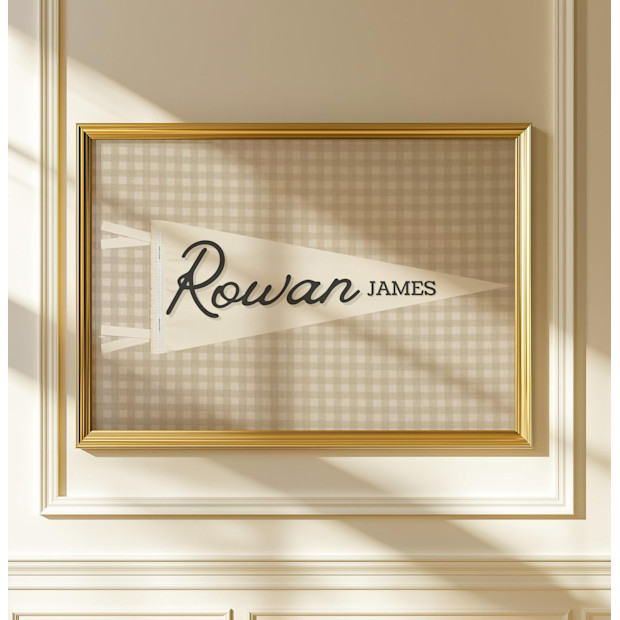 Personalized Nursery Name Sign.