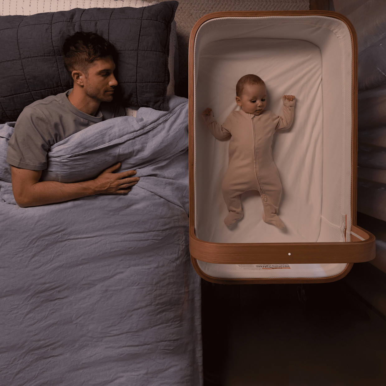 Cradlewise All-In-One Bassinet, Smart Crib, Baby Monitor - Ships In 2 Months.