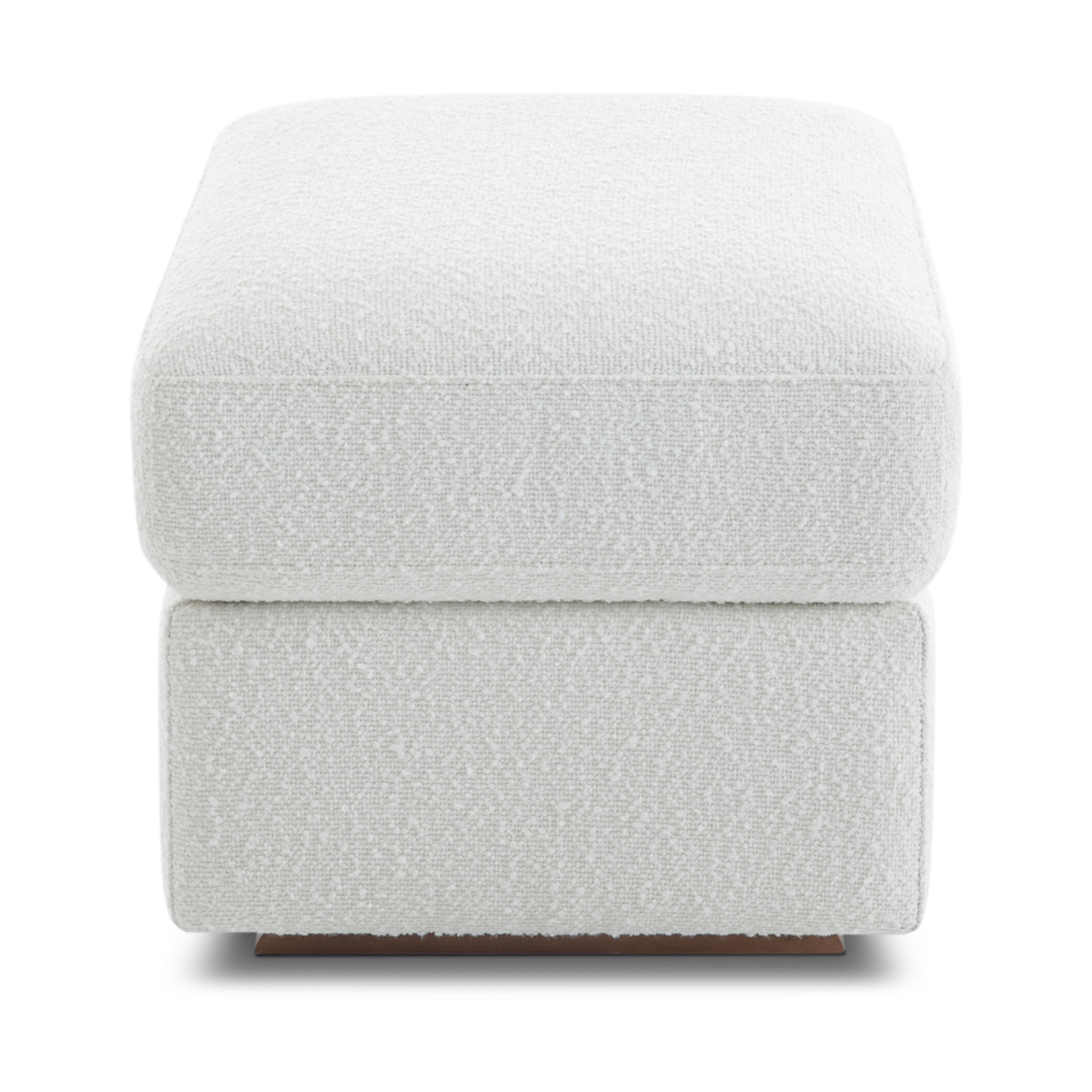 Nurture& The Gliding Ottoman - Boucle White.