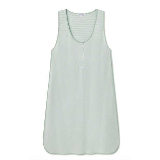 Lake Green Maternity Tank Gown.