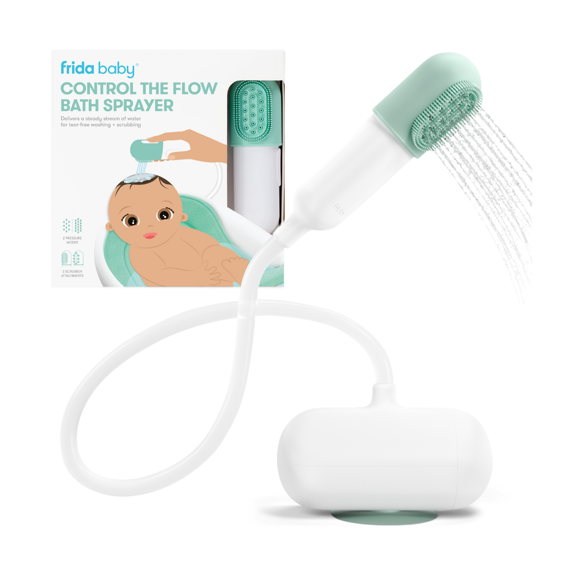 Frida Baby Control the Flow Bath Sprayer.